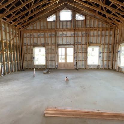 Framing · double-door entry