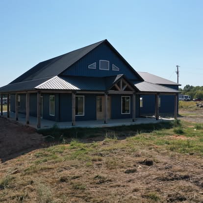 Dark modern farmhouse