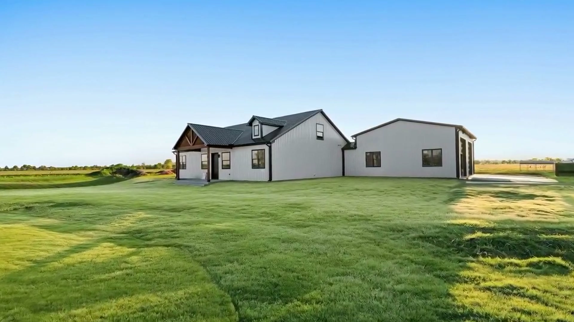 Finished custom farmhouse and shop on acreage